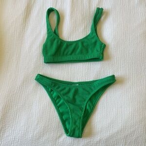 Good American Green Bikini Set - S